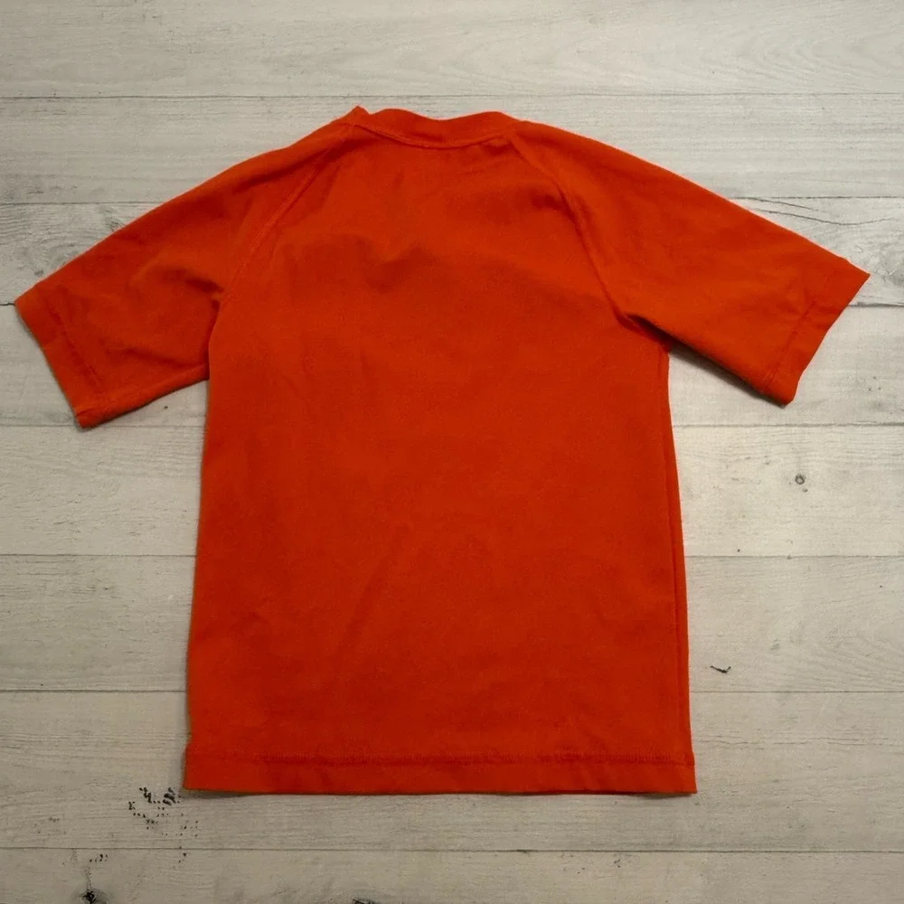 Hanna Andersson kids‎ short sleeve rash guard 100/4 orange